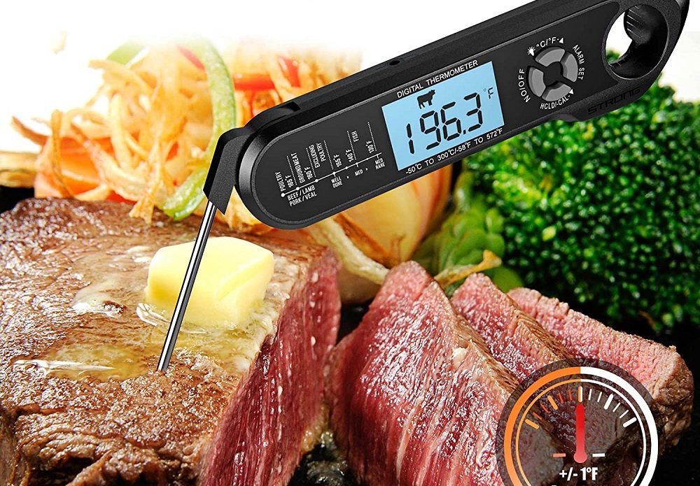 Thermomètre à viande numérique avec sonde - Thermomètre