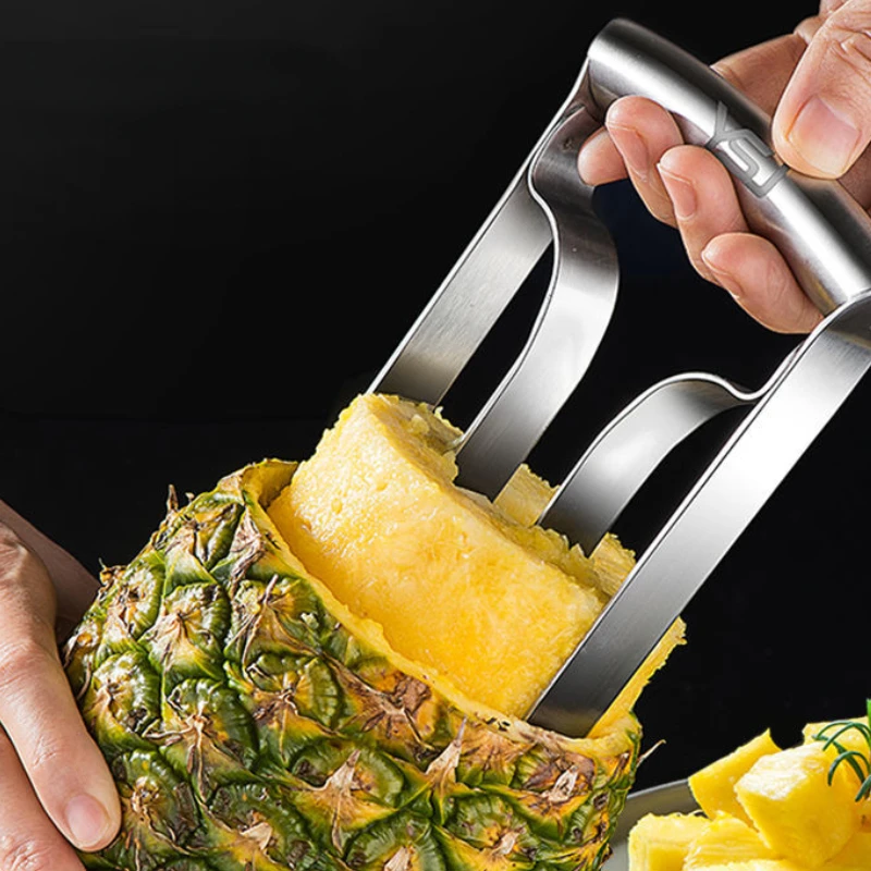 1 Set Éplucheur D'ananas En Acier Inoxydable Retrait De - Temu France
