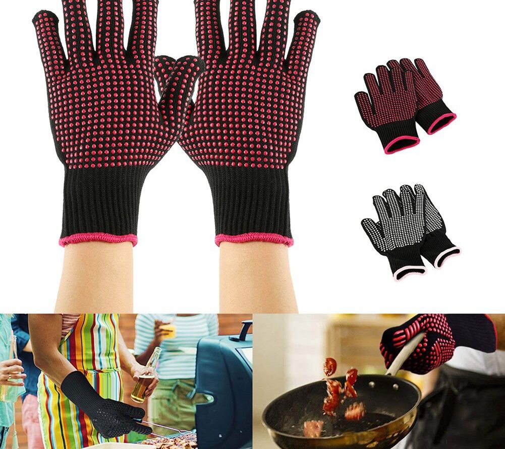 1 ensemble de gants de four, gants de cuisson gant anti-brûlure gants de  four à micro-ondes coton épaissir gant de four pour griller cuisson cuisson  cuisine micro-ondes pizza Multicolore 1 : 