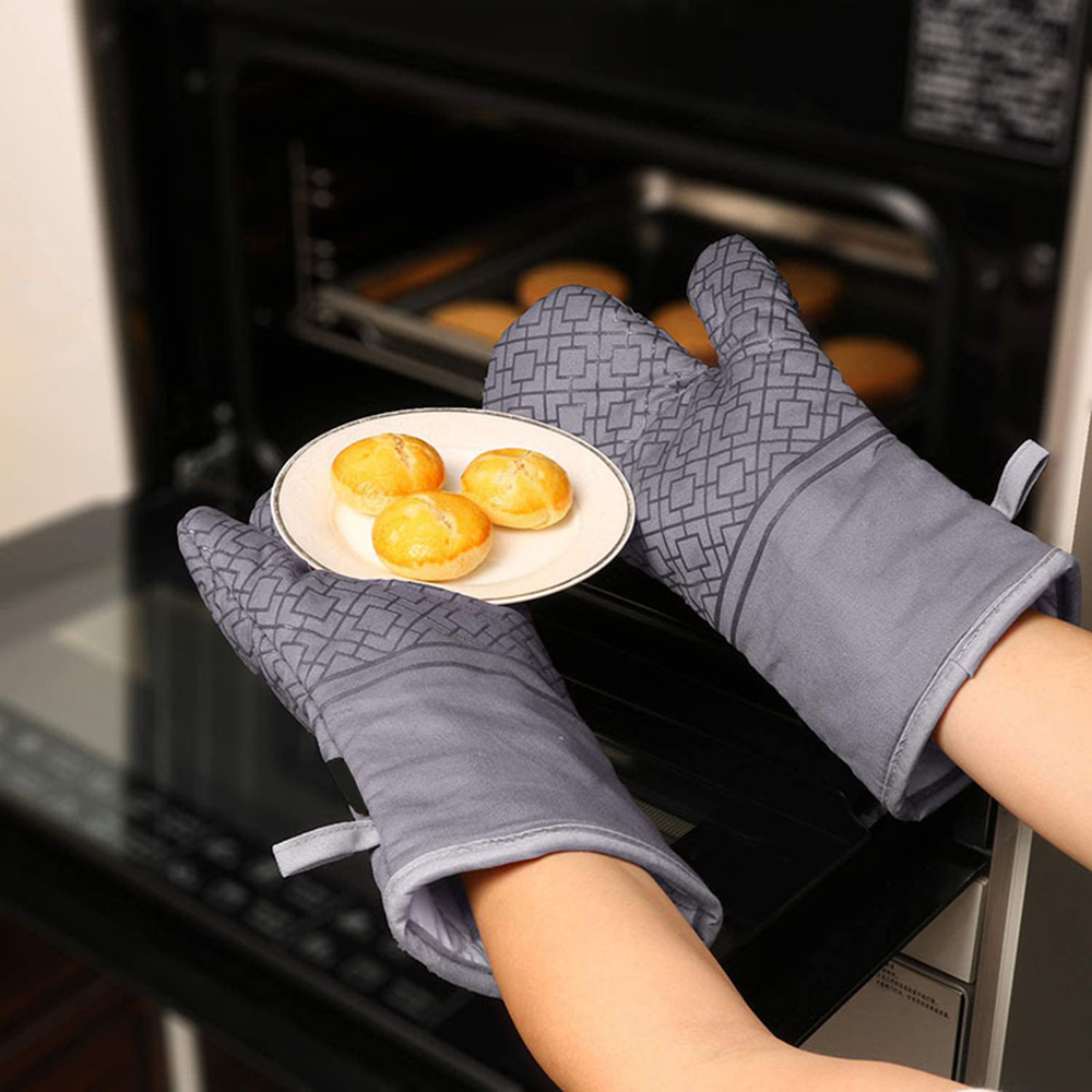 Gant de Cuisine Anti Chaleur, Gant Four Manique Four Oven Mitts Oven Gloves  Gant Manique Gants