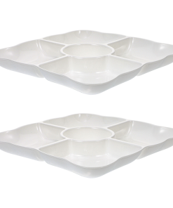 Plateau service blanc