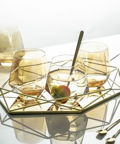 Service a whisky avec plateau