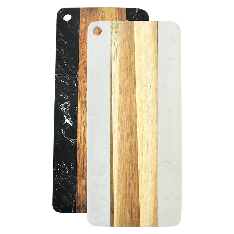 Planche à découper marbre bois