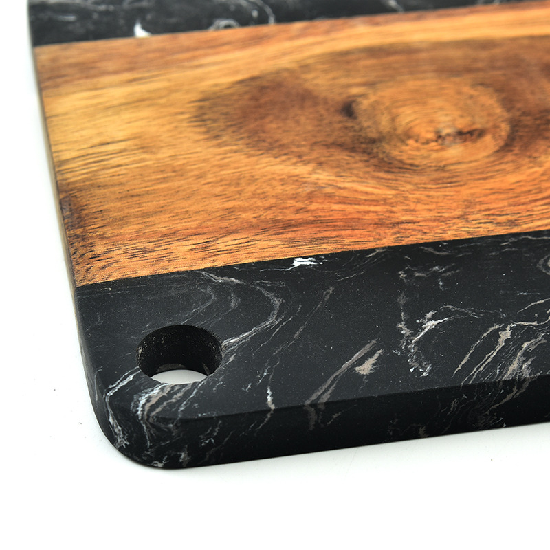 Planche à découper marbre bois